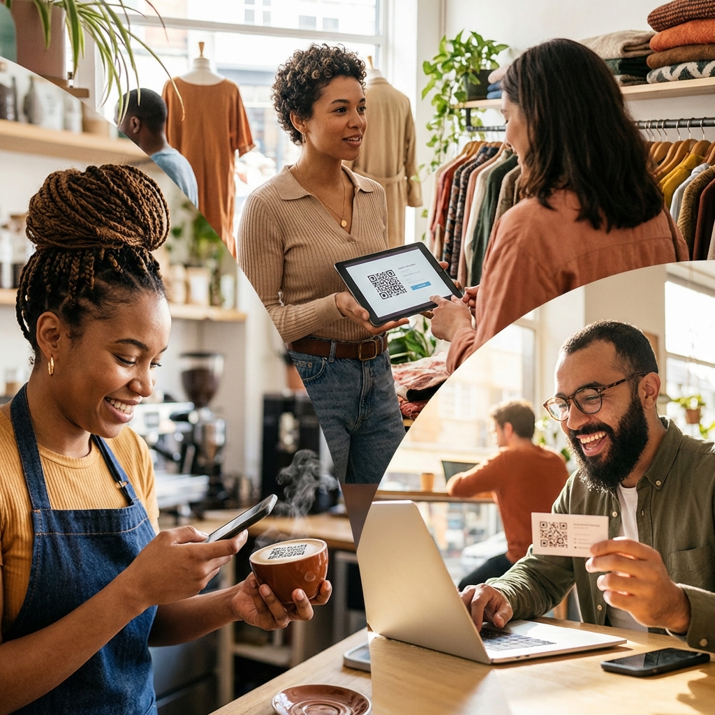 Small Business Owners Using QR Codes